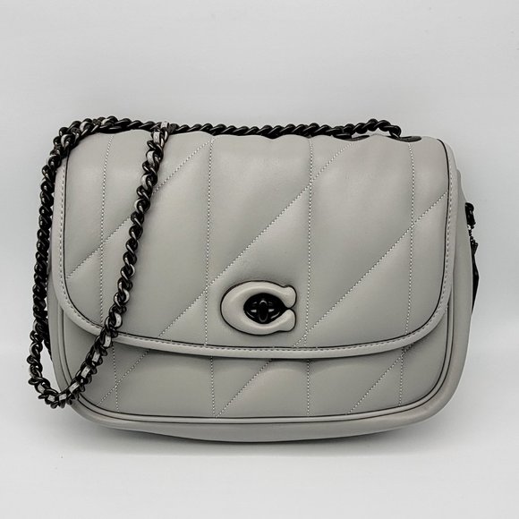 coach pillow madison grey